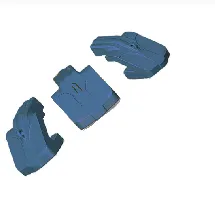 11081279 11081277 11081276 Protector de buze Liebherr Lățime 240 mm Mărimea 90