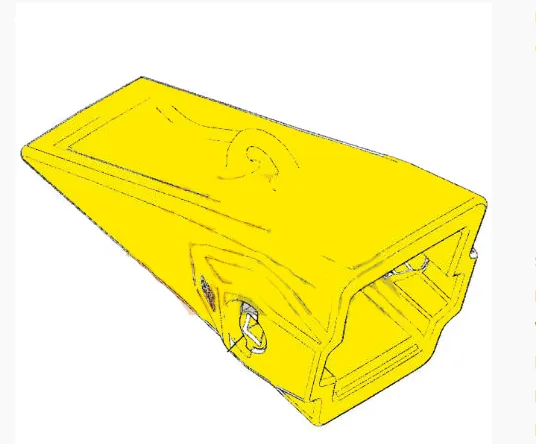 387-6869 Vârf de cărbune pentru încărcător cu roți Cat A200 Advansys 994