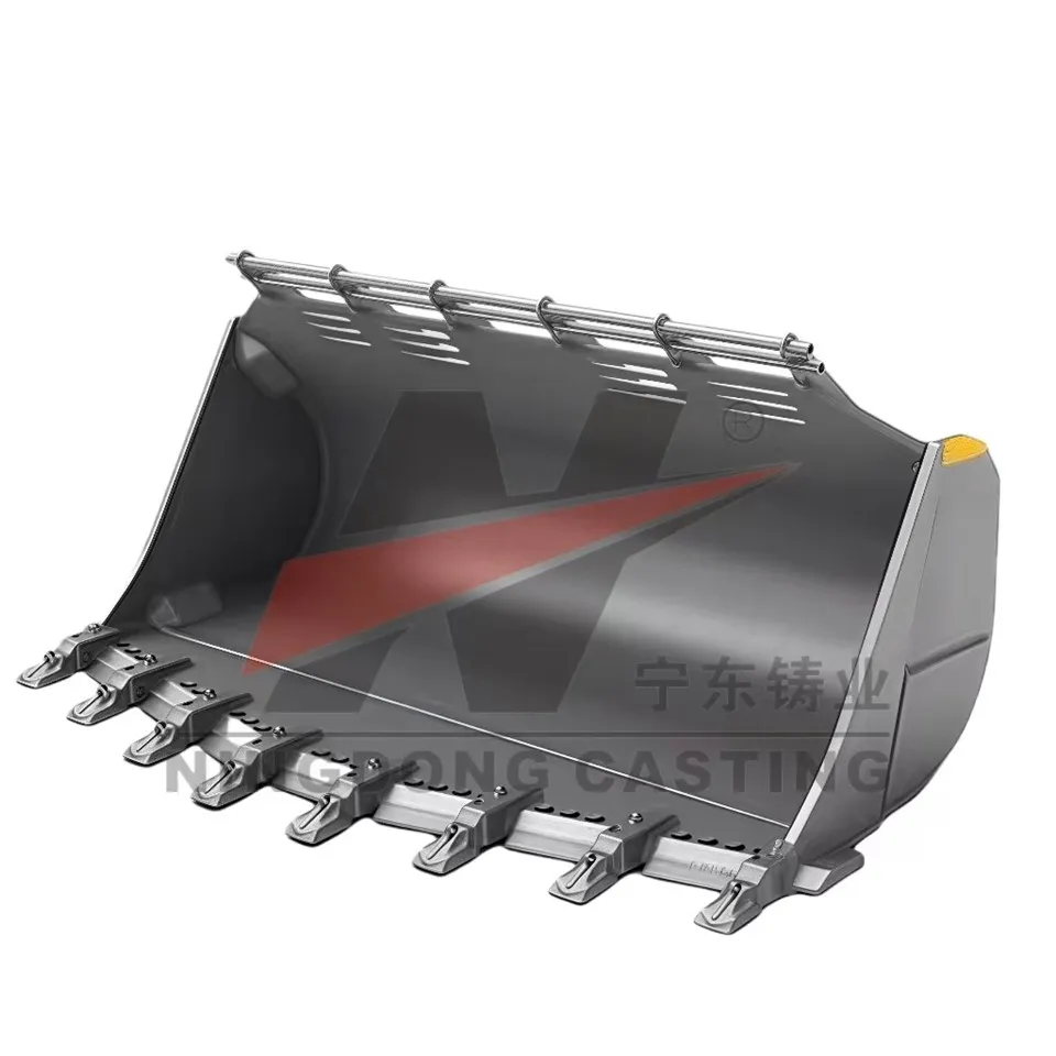 Încărcător cu roți Volvo, cupă cu rocă – vârf de cazmă pentru L260H